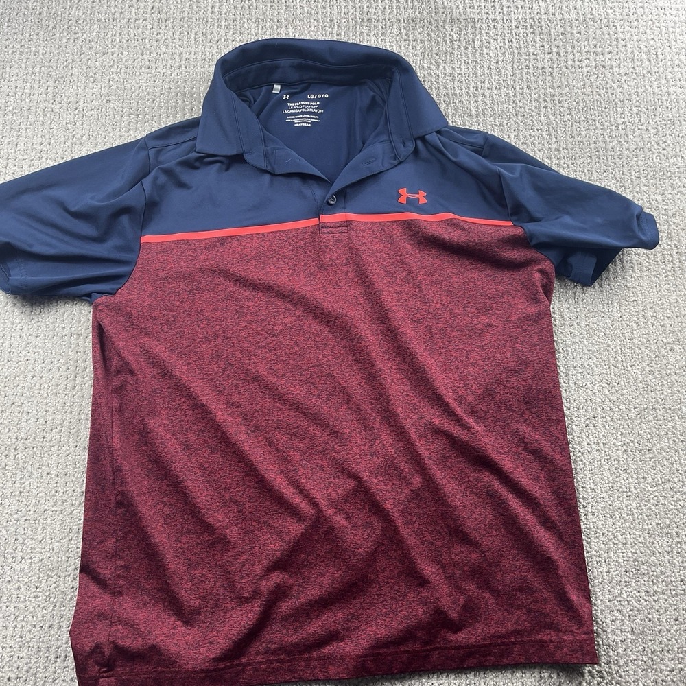 Lot of 6 Under Armour Golf Polo Shirts Men's Large Playoff Iso-Chill Performance - Picture 5 of 14
